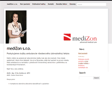 Tablet Screenshot of medizon.org